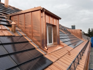 Spengler-Arbeiten an Gebäude Spengler-Arbeiten an Gebäude