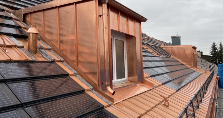 Spengler-Arbeiten an Gebäude Spengler-Arbeiten an Gebäude